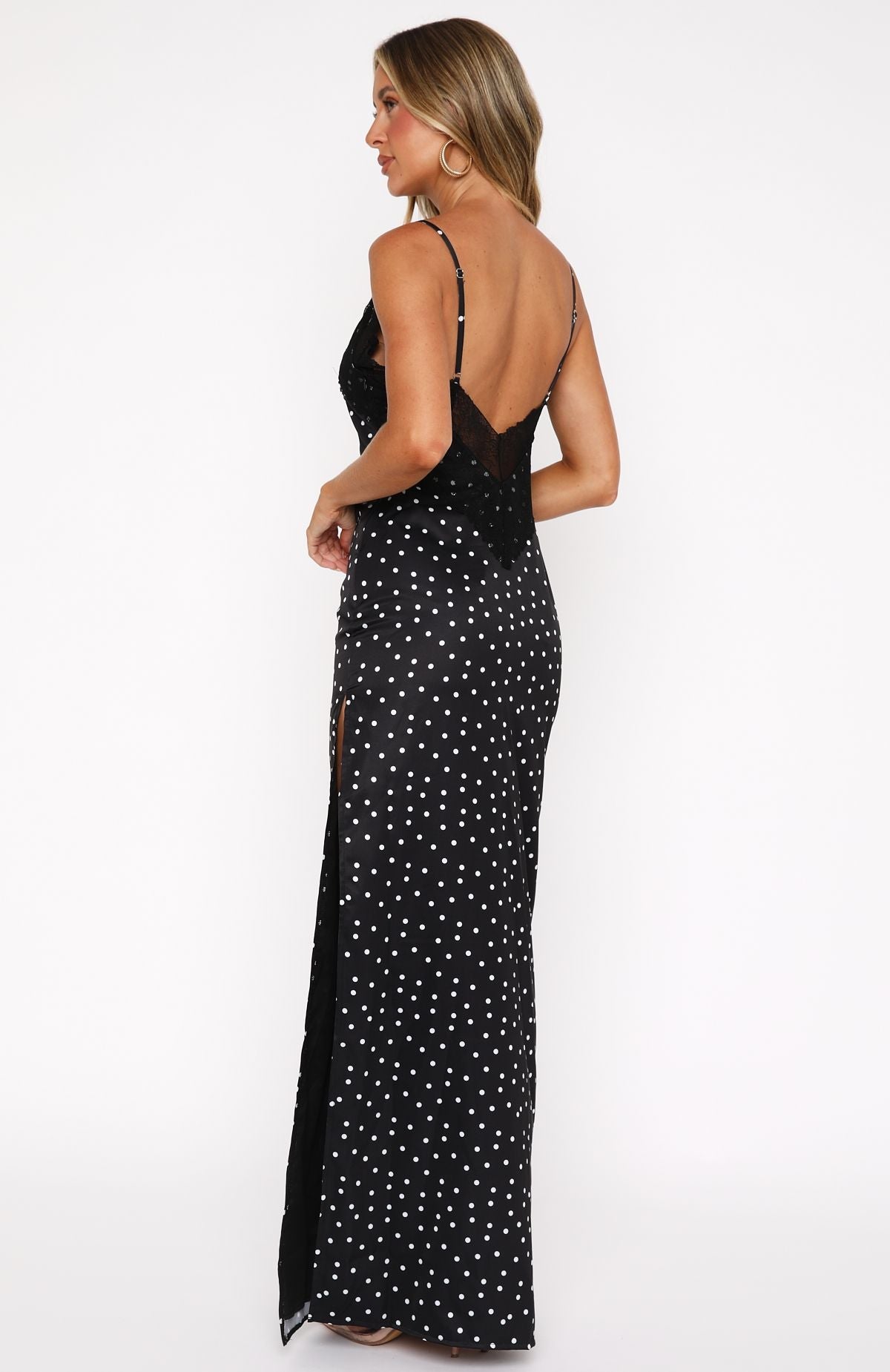 Keep Me Sweet Maxi Dress Polka Dot