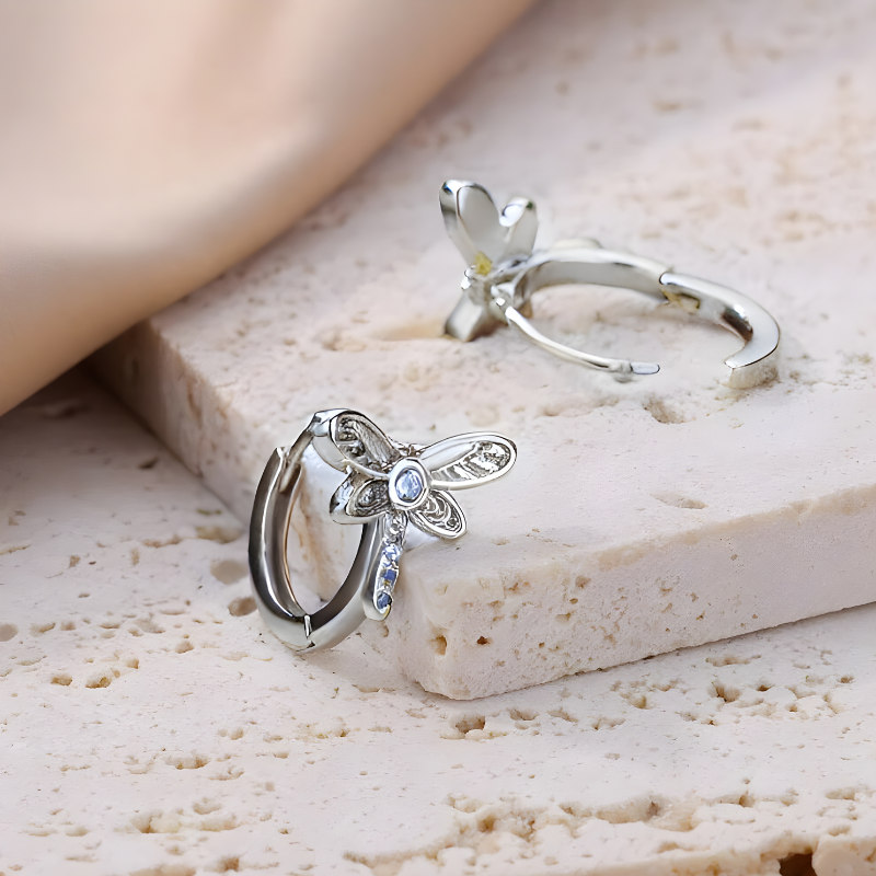 Lise Golden Butterfly Earrings - Elegant and Unique Earring Accessories