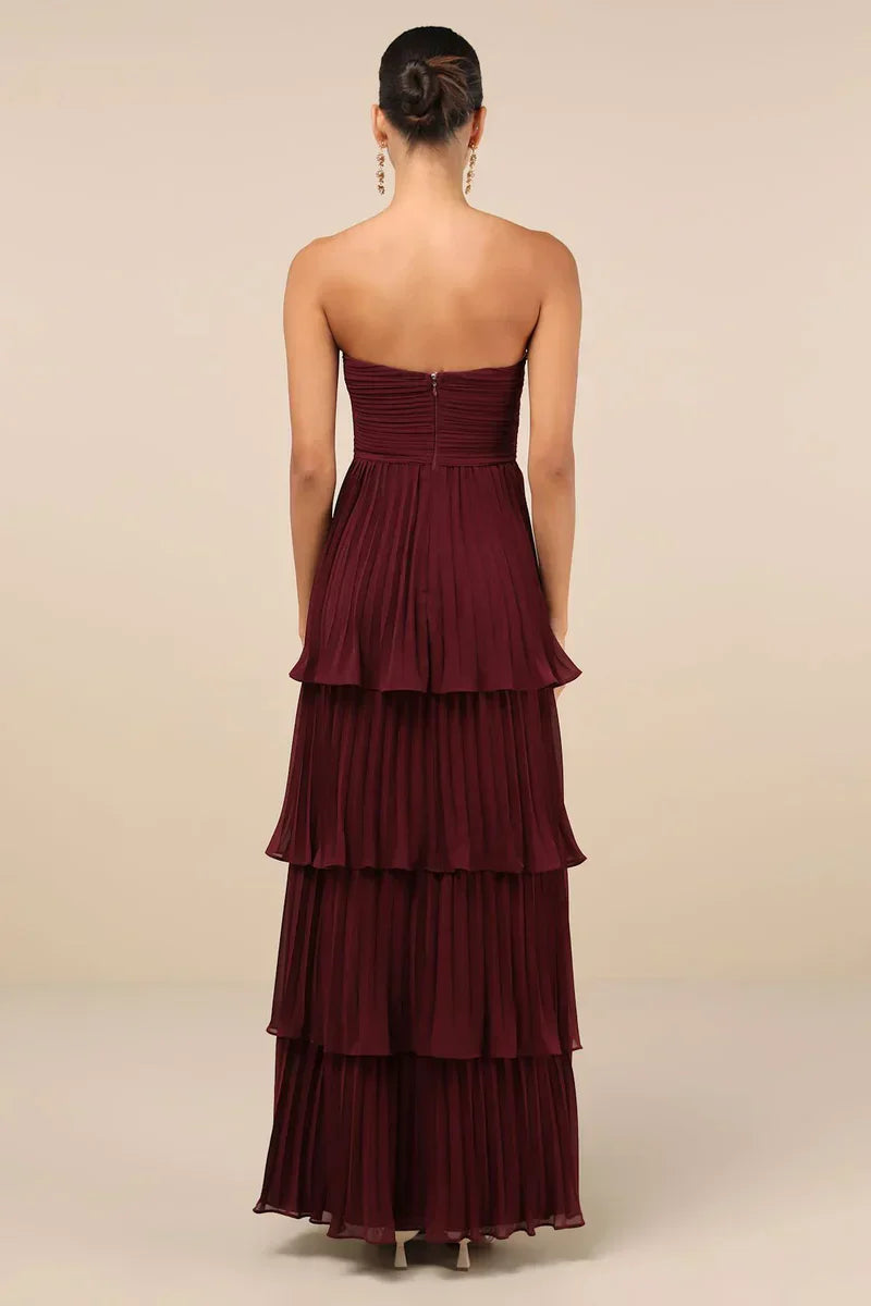 Sweetheart Plum Maxi Dress