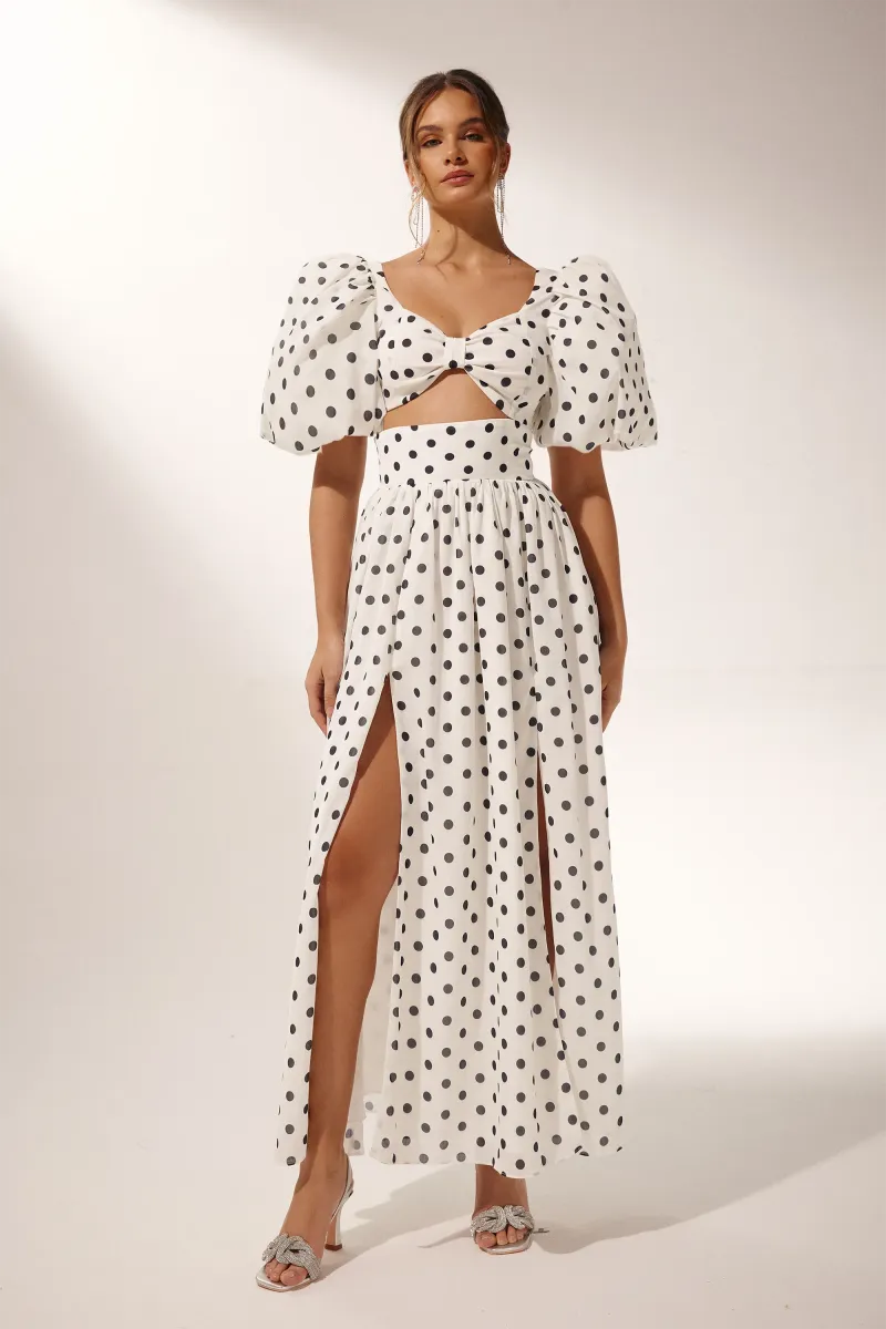 Monique Polka Dot Skirt Set