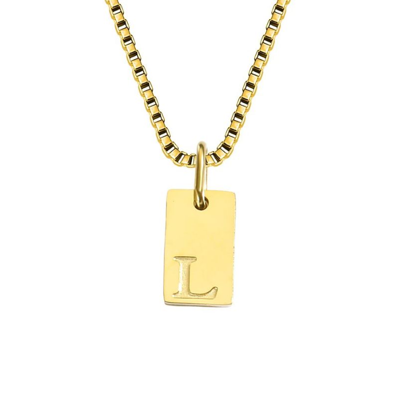 Elegant Initial Letter Chains – Stylish Personalized Jewelry Piece by Aleid