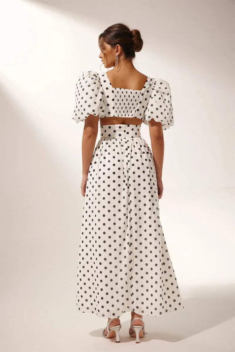 Monique Polka Dot Skirt Set