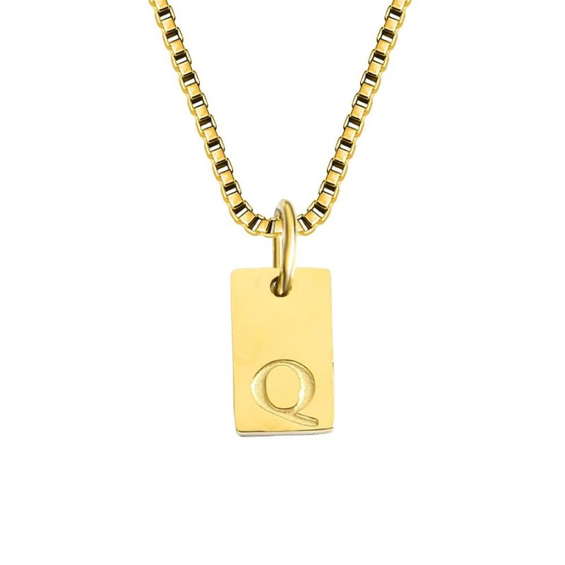 Elegant Initial Letter Chains – Stylish Personalized Jewelry Piece by Aleid