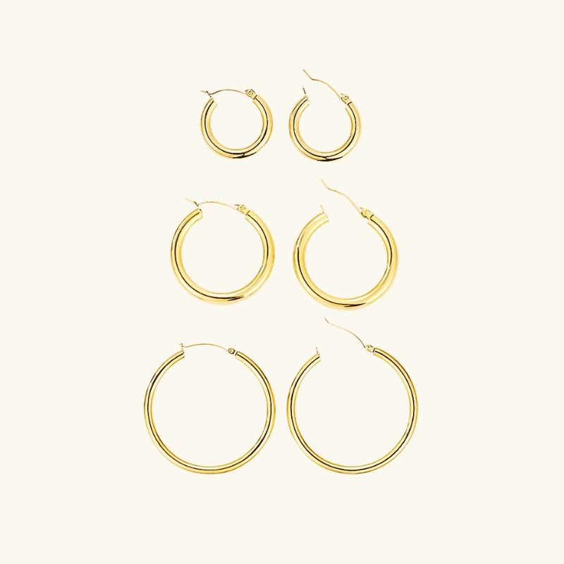 Wide Round Earrings - Jeffi