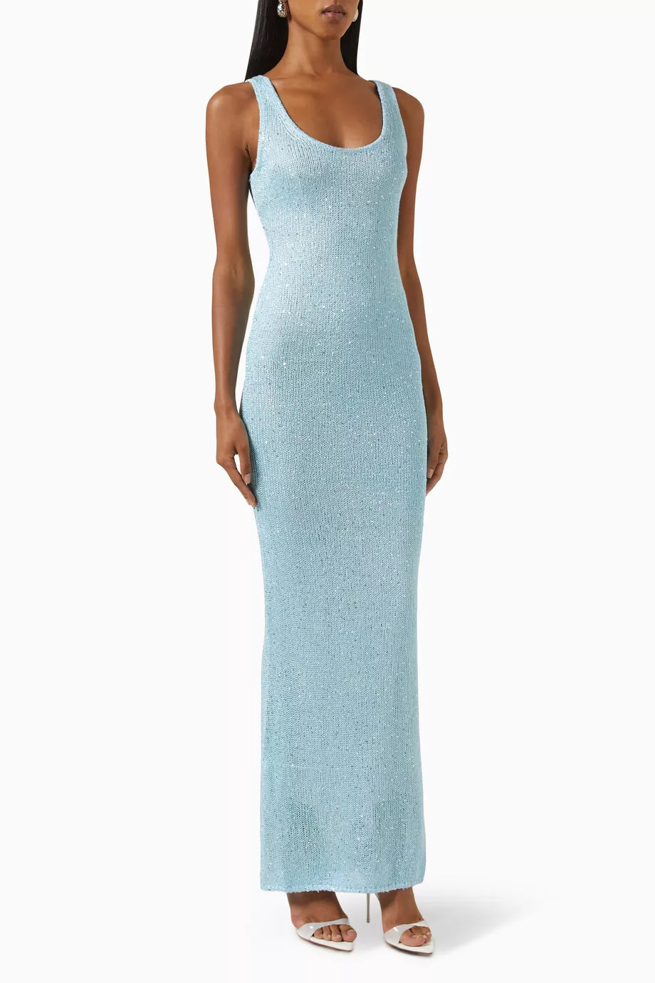 Ocean Sequin Maxi Dress
