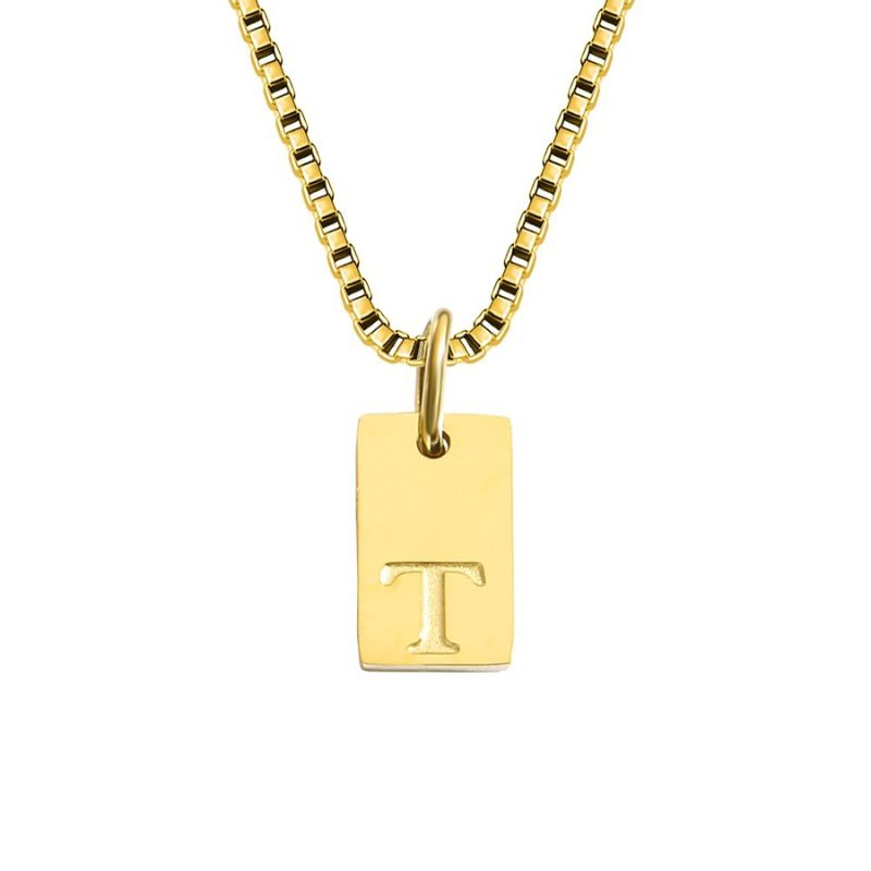 Elegant Initial Letter Chains – Stylish Personalized Jewelry Piece by Aleid