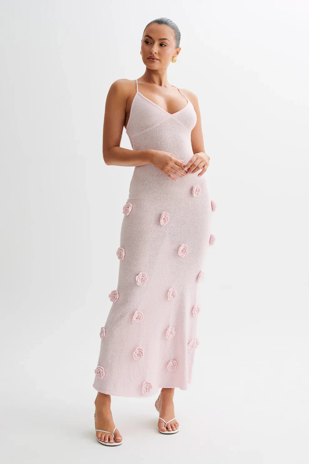 Nayla Crochet Floral Maxi