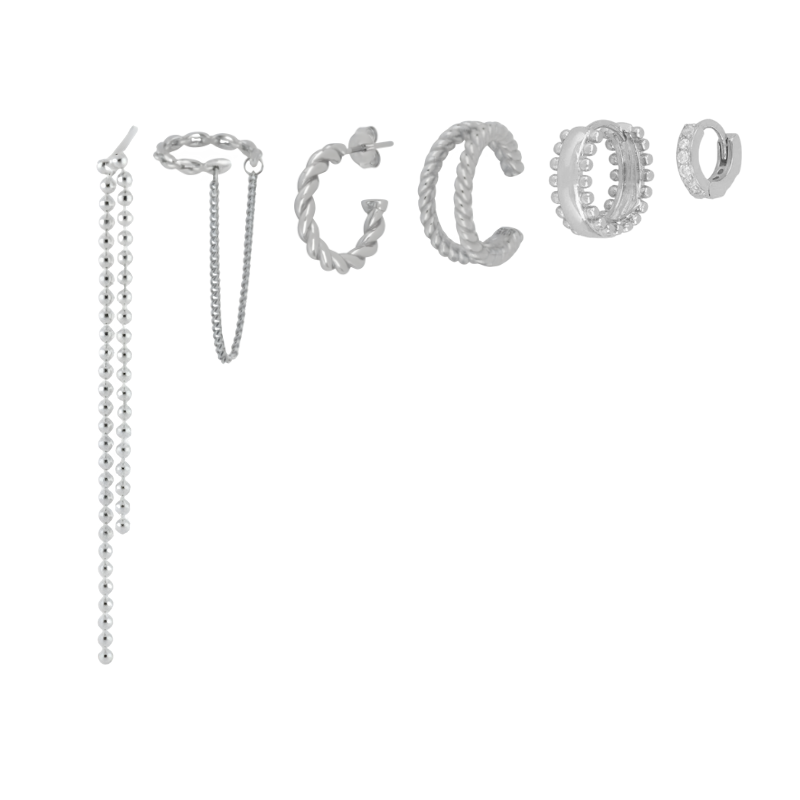 Elegant Gold-Plated Earrings and Pendant Set - Bibi