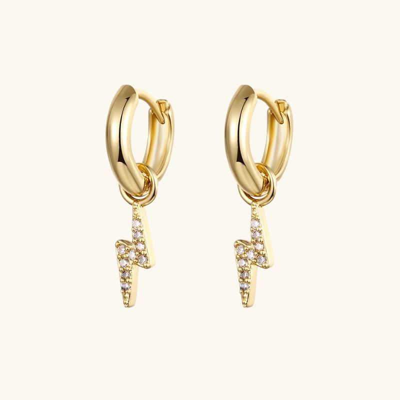 Stylish Lightning Bolt Earring Set for Women - Riri
