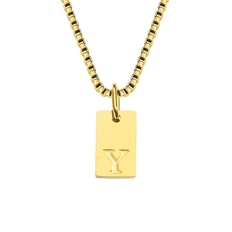 Elegant Initial Letter Chains – Stylish Personalized Jewelry Piece by Aleid