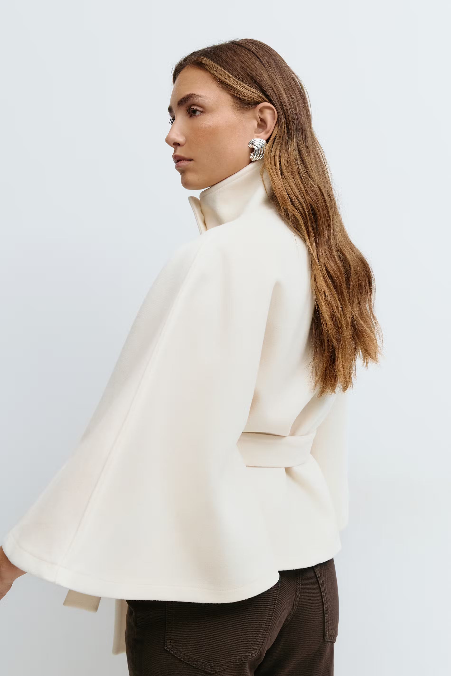 Elora - Belted Cape Jacket