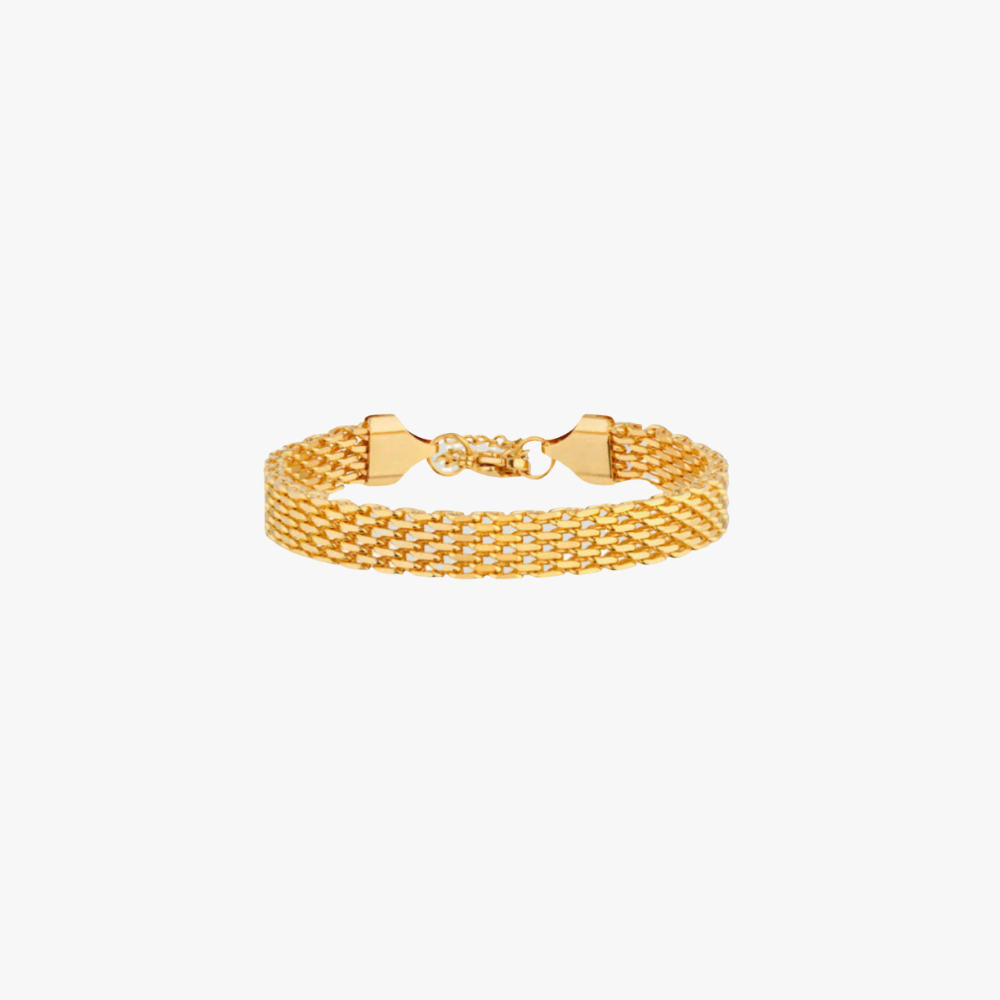 Stylish mesh bracelet with modern design