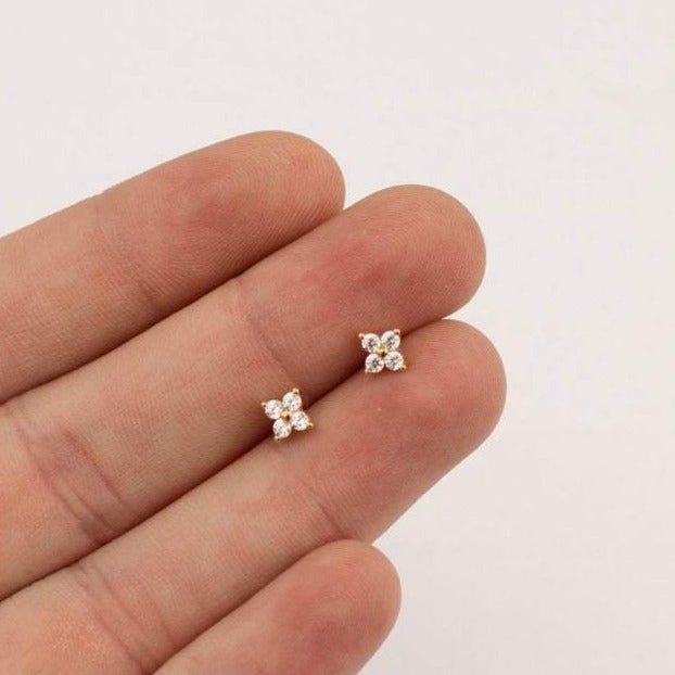 Elegant Flower Earring Studs - Sophie for Sophisticated Style