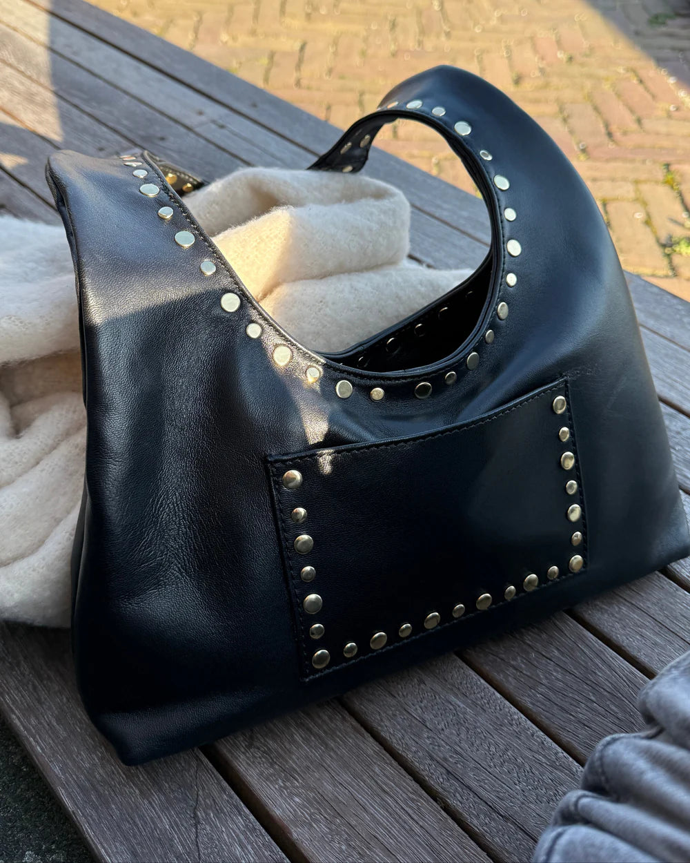 Midnight Stud Bag