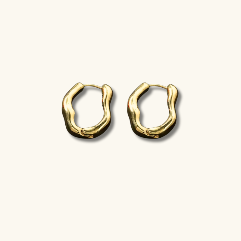 Elegant Irregular Hoop Earrings - Olivia