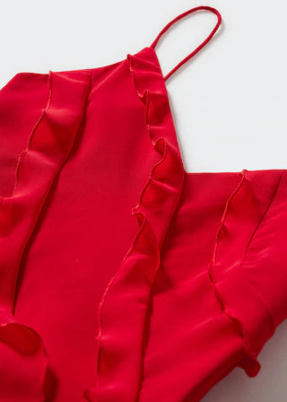 Madelyn Chiffon Ruffle Maxi Dress