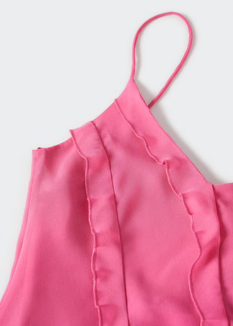 Madelyn Chiffon Ruffle Maxi Dress