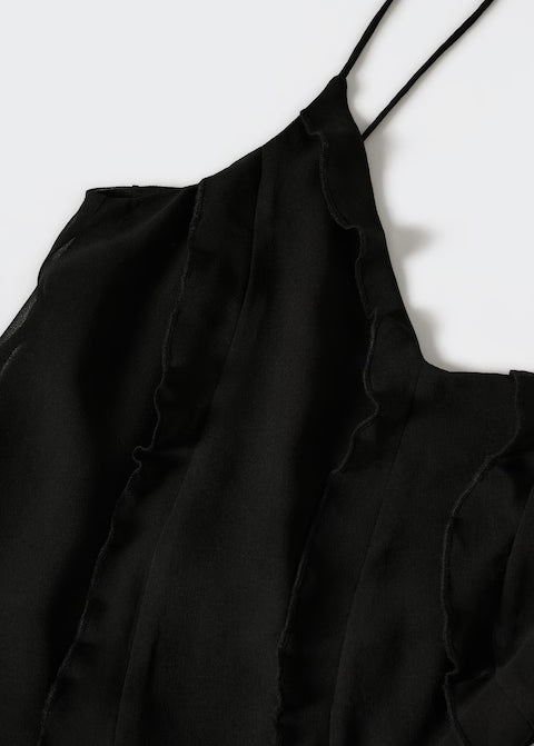 Madelyn Chiffon Ruffle Maxi Dress