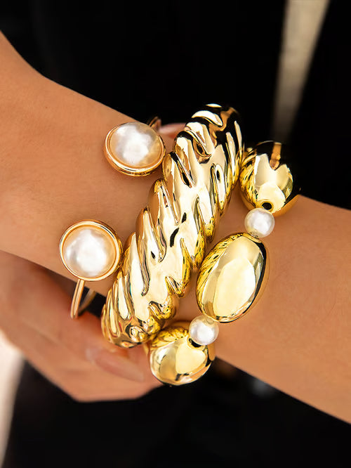 Geometric Open Bracelet