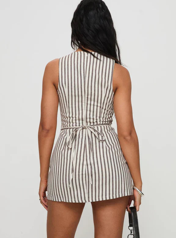 Elisa Striped Summer Jumpsuit