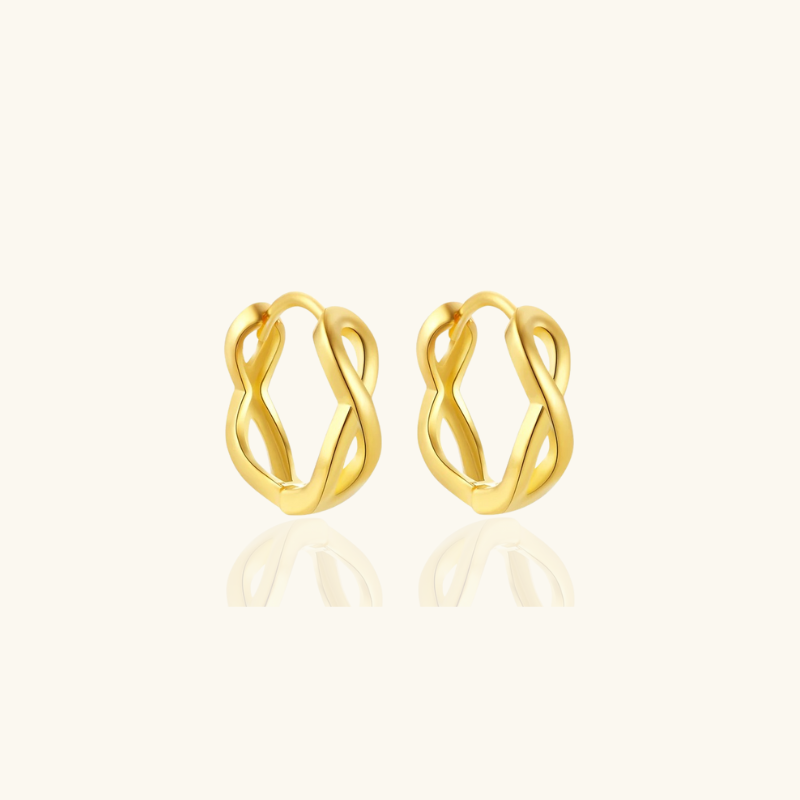 Elegant Infinite Earrings - Sarah for a timeless and stylish look