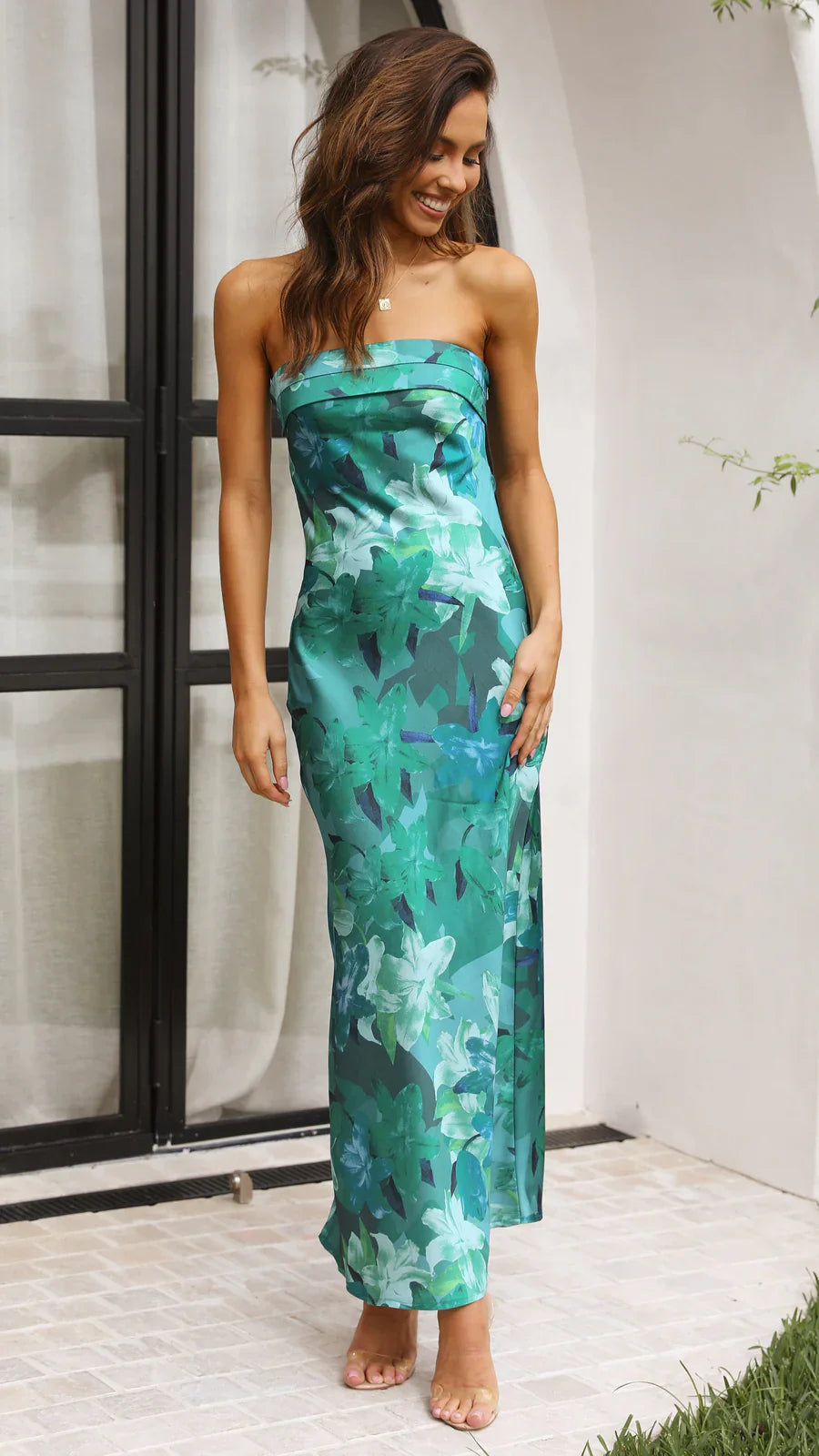 Amelia Floral Maxi Dress