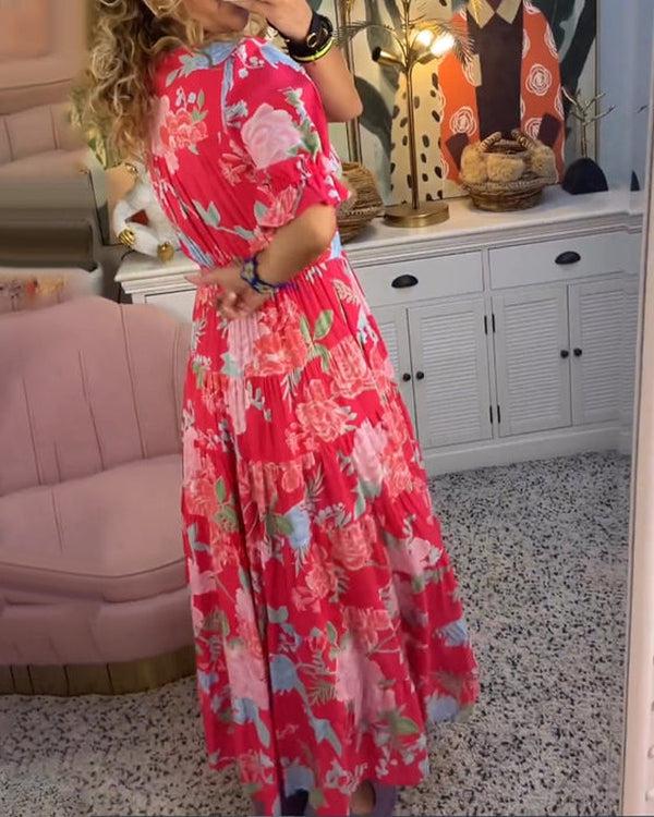 Dionne - Vibrant Floral Dress