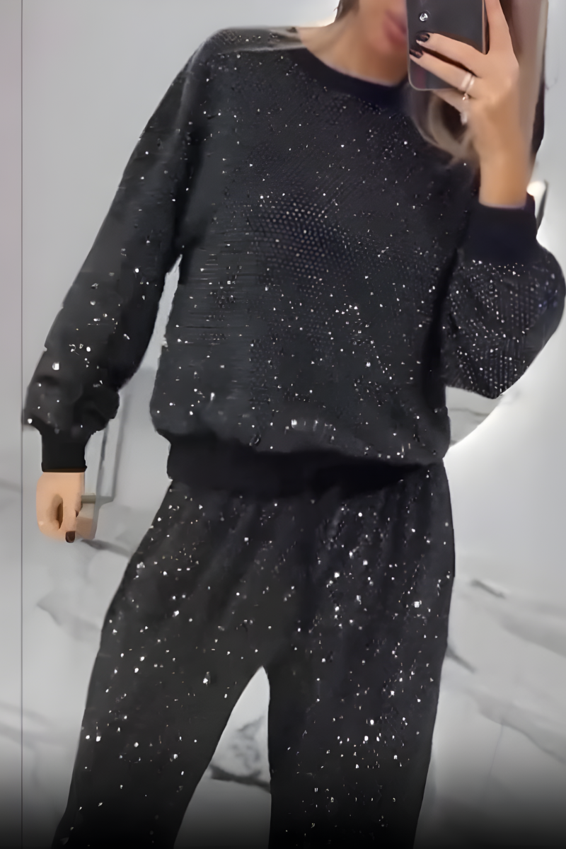 Lysa | Elegant Sequin Relax Set