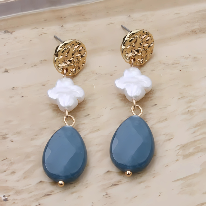 Stylish Pearl Drop Earrings for Men