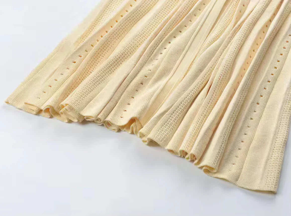 Olivia Openwork Knit Dress