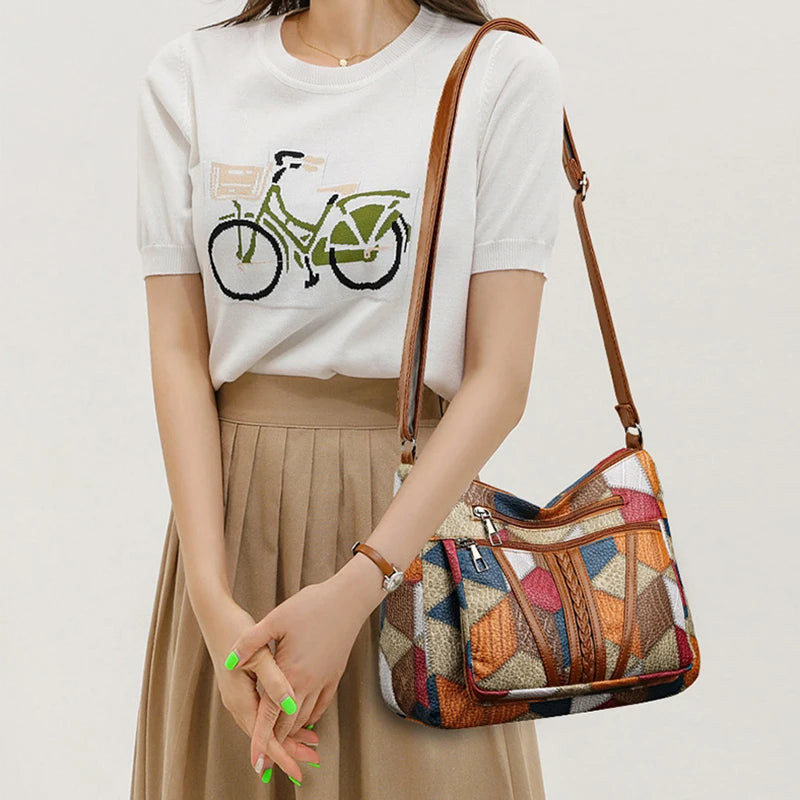Geometric Shoulder Bag