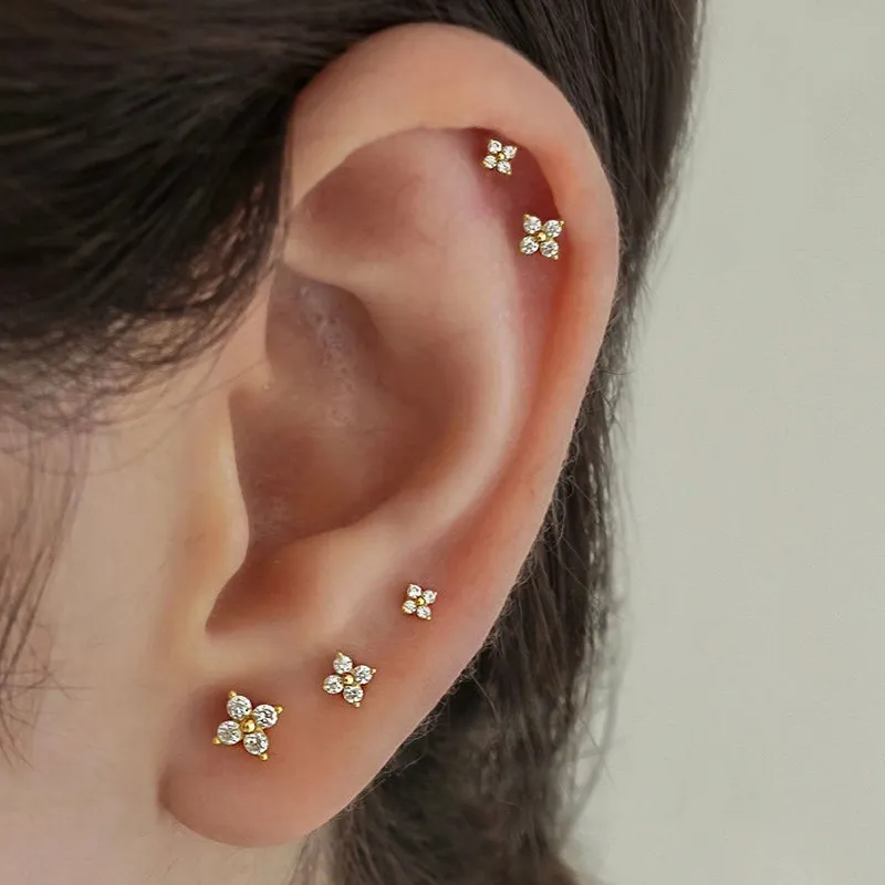Elegant Flower Earring Studs - Sophie for Sophisticated Style