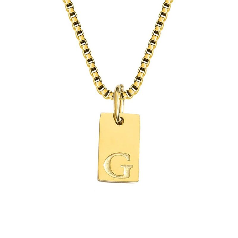 Elegant Initial Letter Chains – Stylish Personalized Jewelry Piece by Aleid
