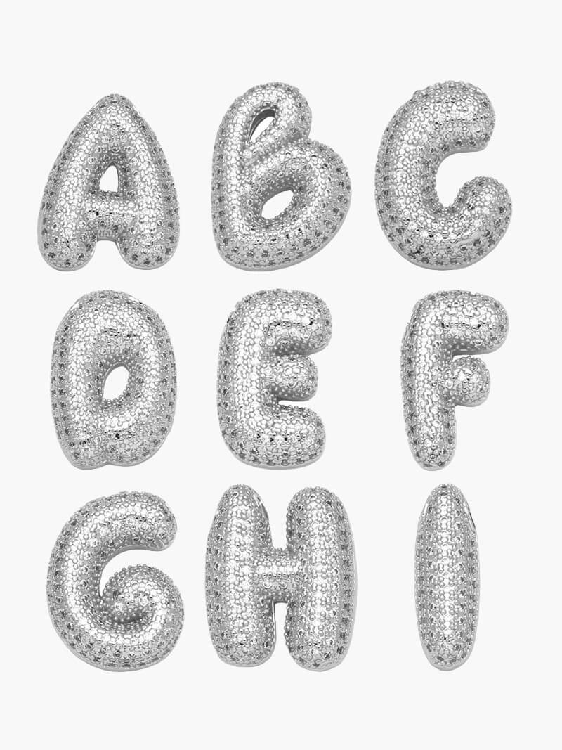 Elegant necklace with letter Pavé for a unique style