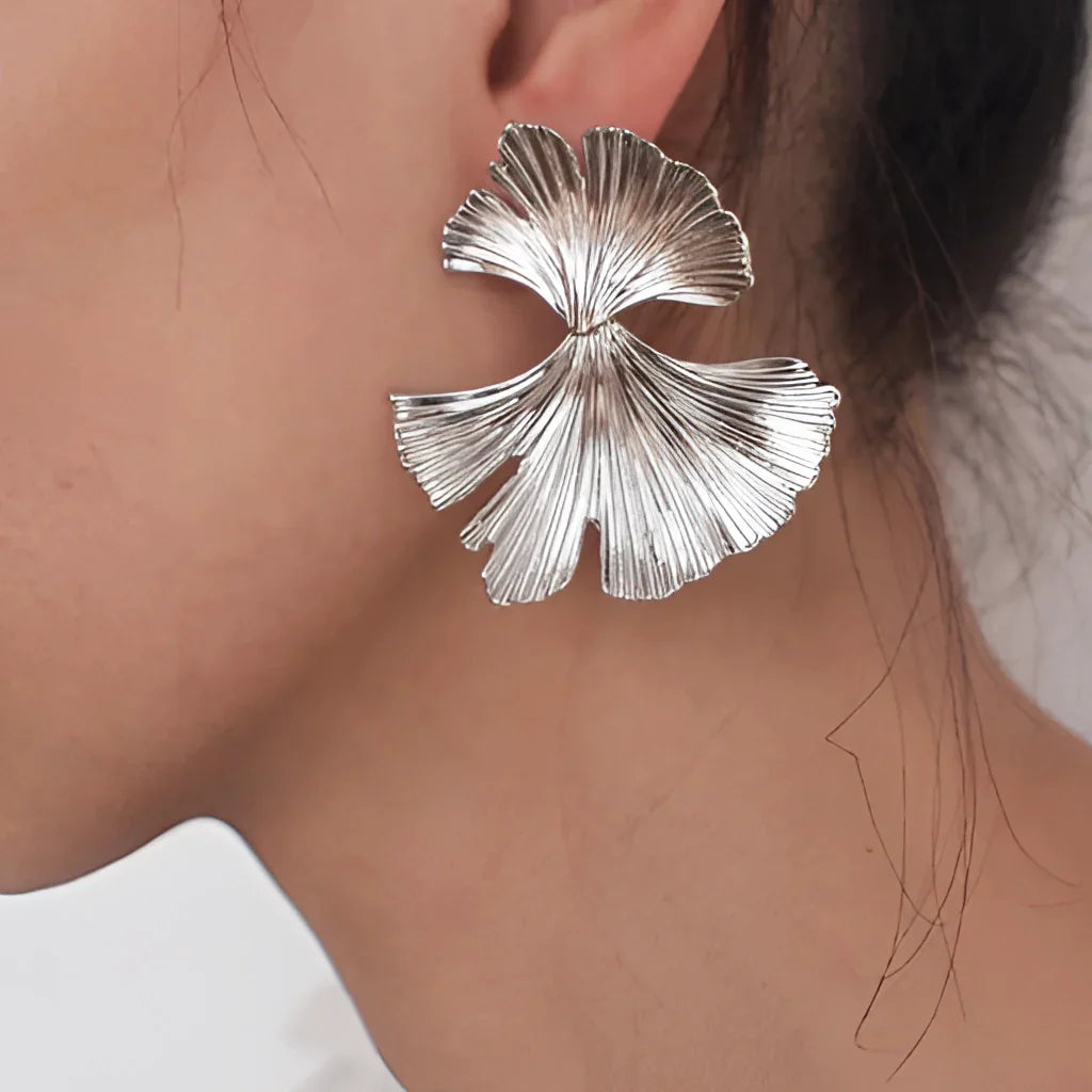 Ginkgo Biloba Leaf Earrings | Bohemian Style