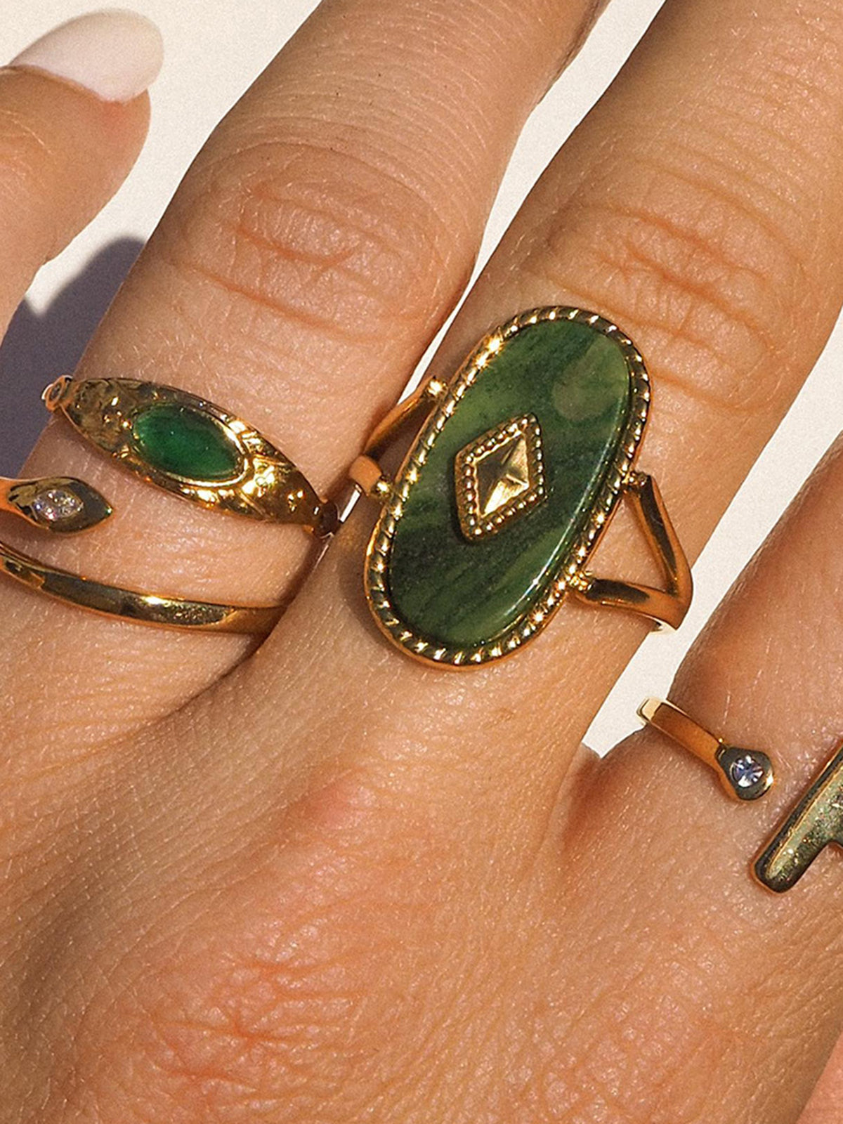 Elegant stainless steel ring for women or men, modern and durable accessory