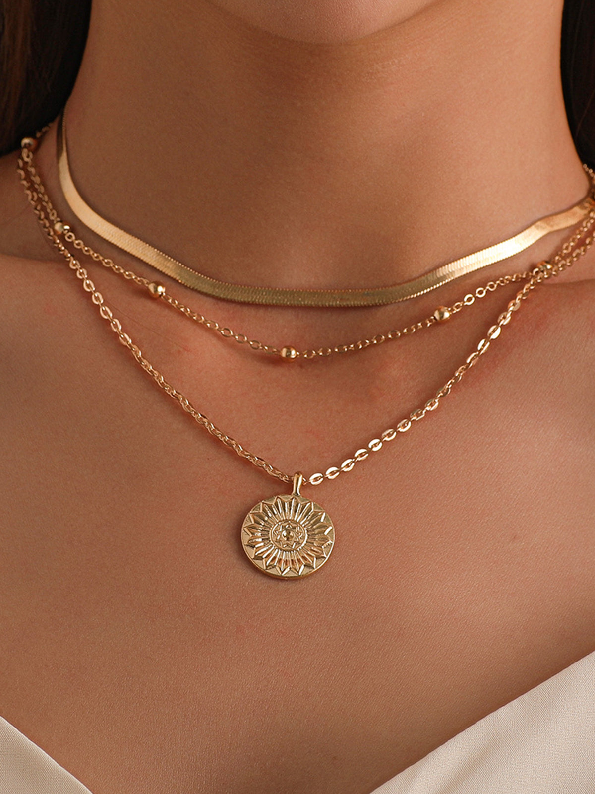 Multi-layer Beaded Necklace