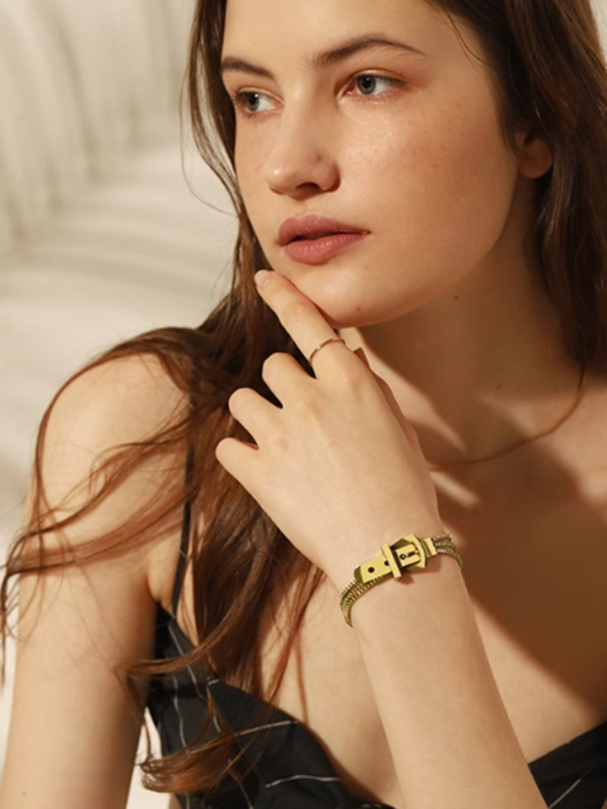 Stylish Unisex Three-Layer Necklace Bracelet