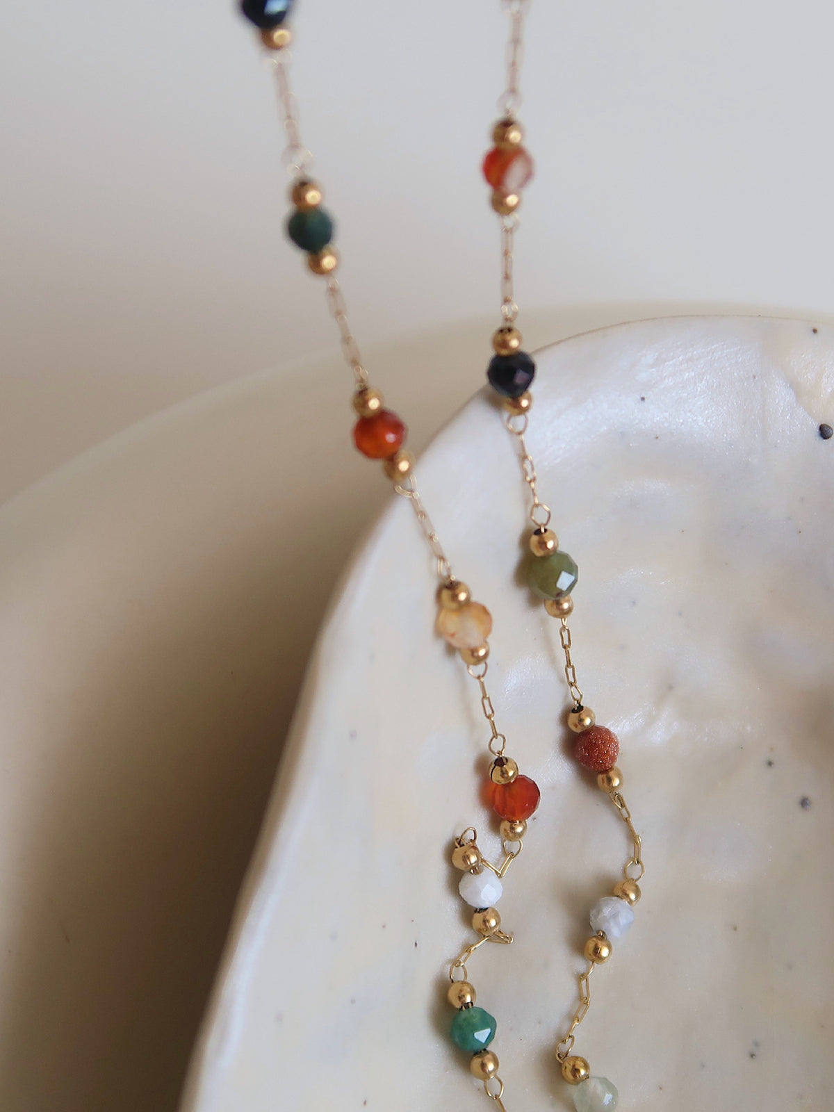 Elegant Colored Pearl Necklace