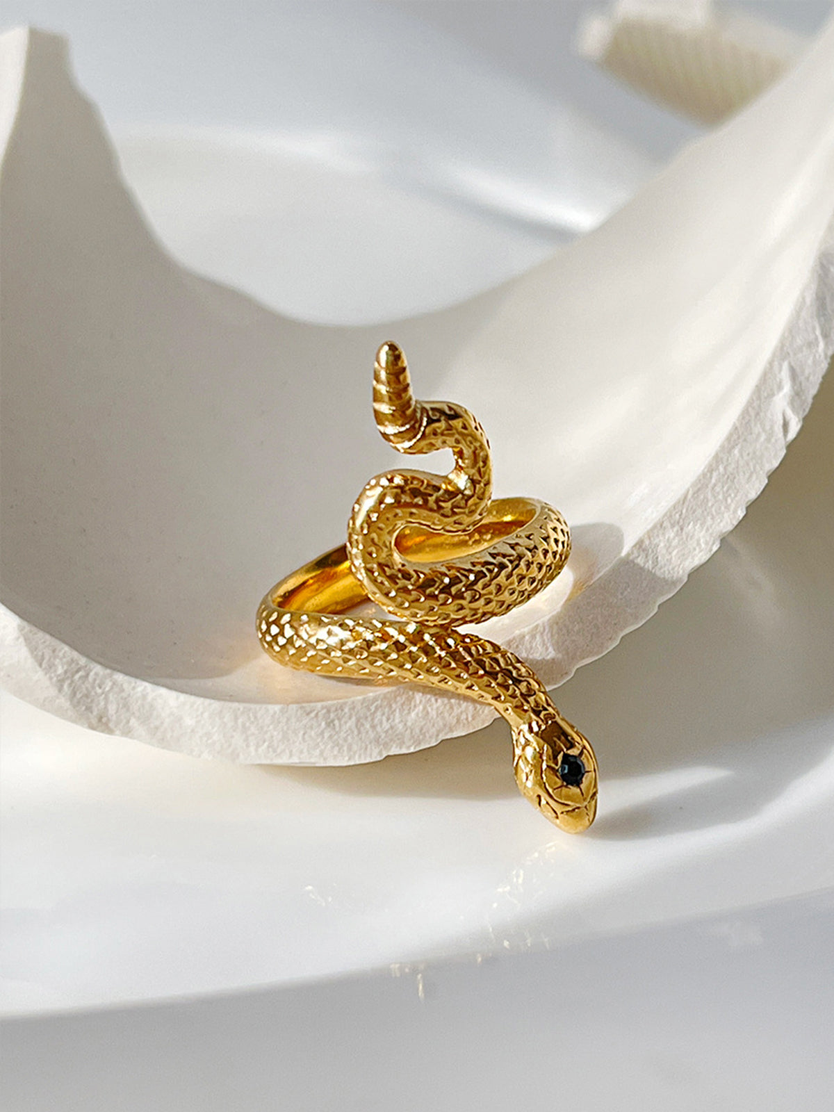 Stylish Open Snake Ring