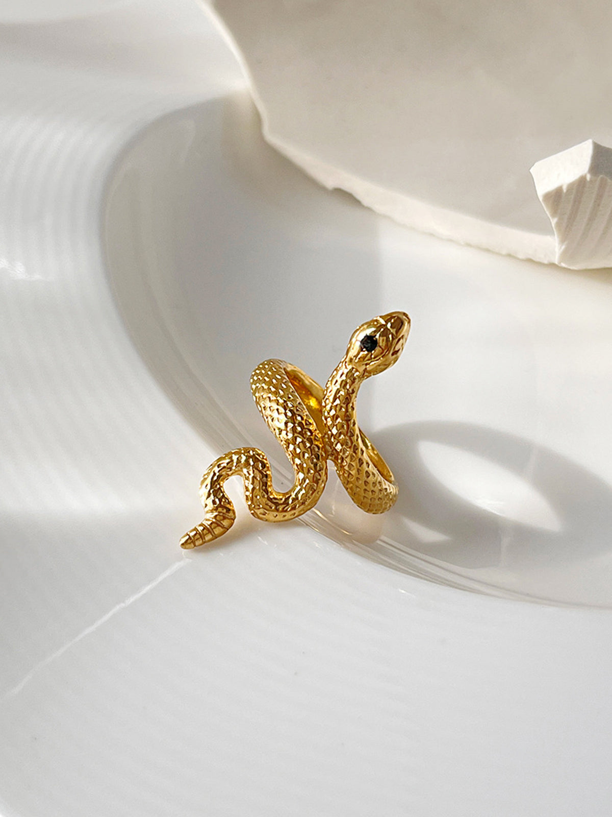Stylish Open Snake Ring