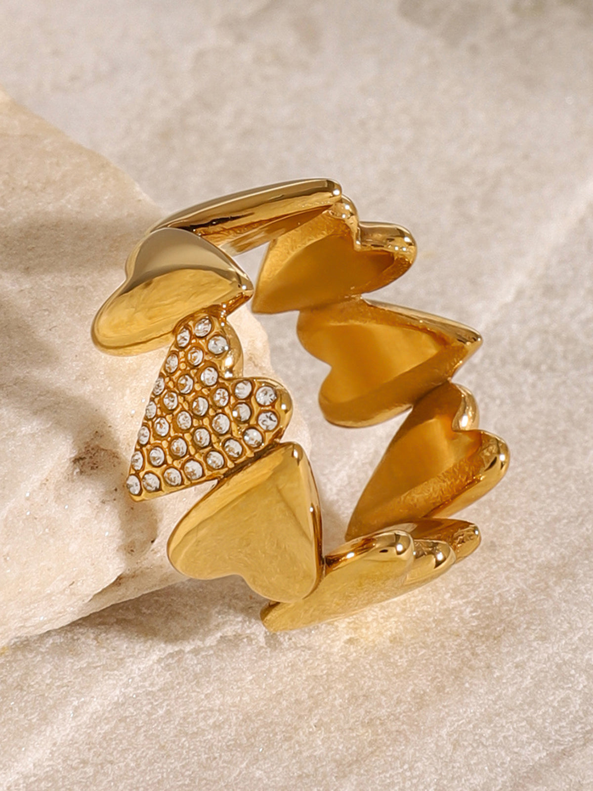 Elegant Romantic Heart Ring