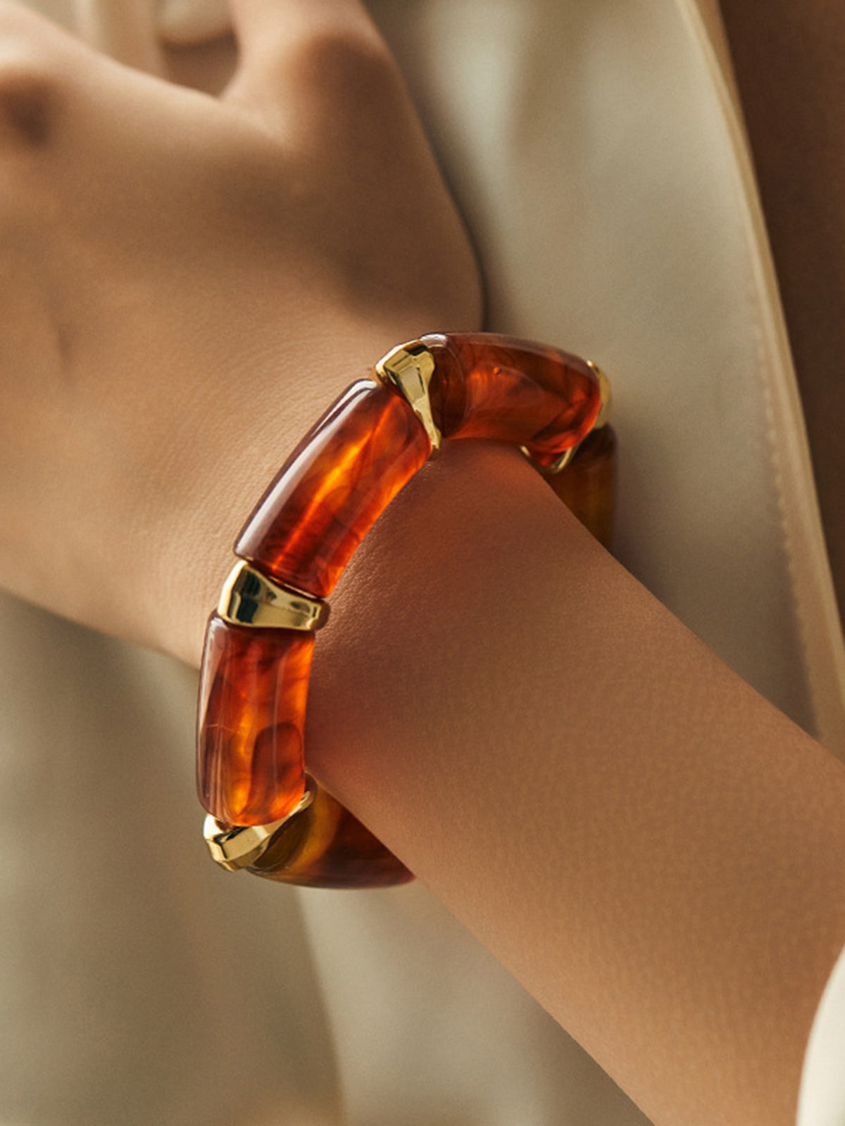 Chic Harsen Link Bangle Bracelet for Effortless Style