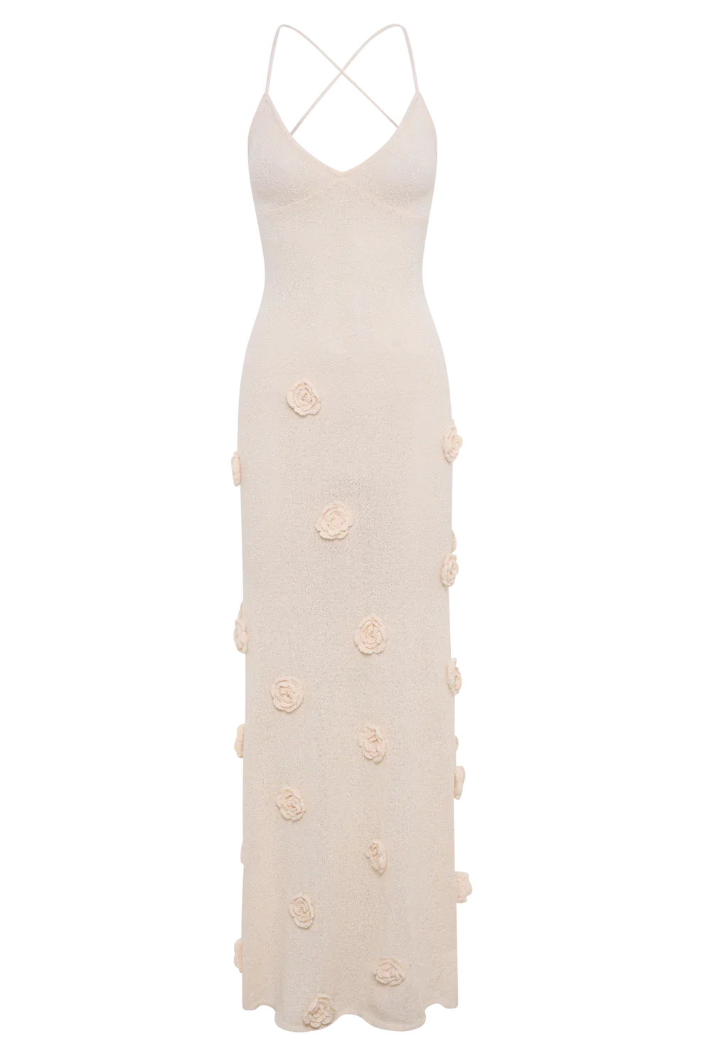 Nayla Crochet Floral Maxi