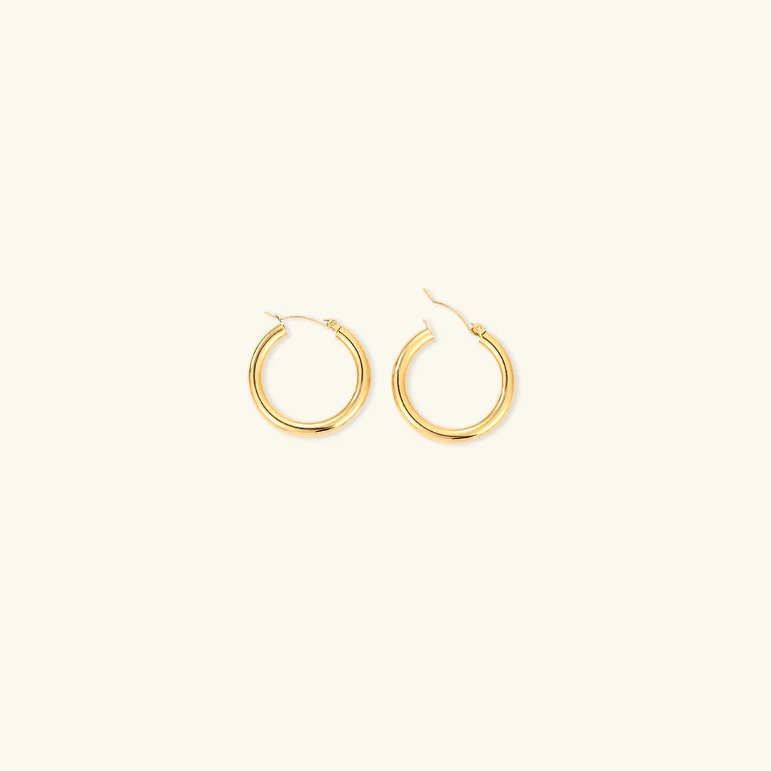 Wide Round Earrings - Jeffi