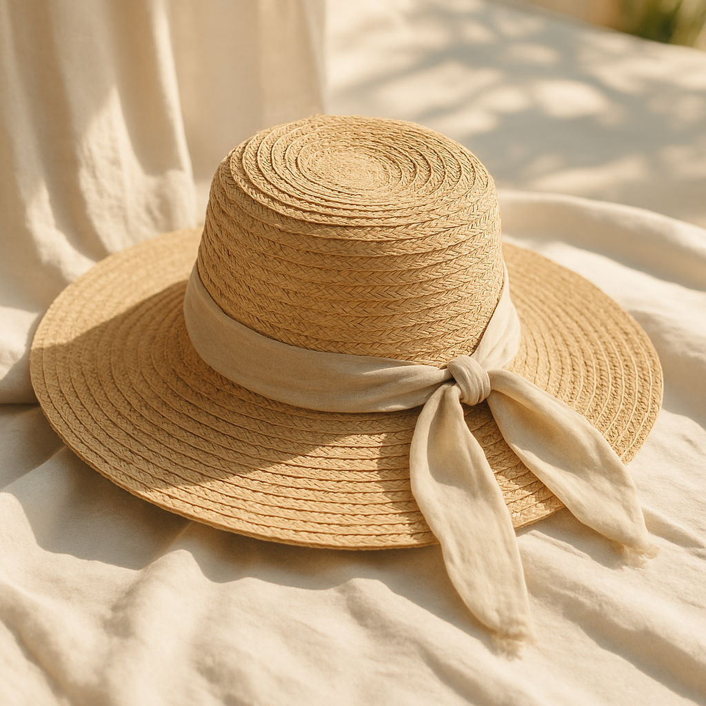 Elegant Summer Hat - Beige