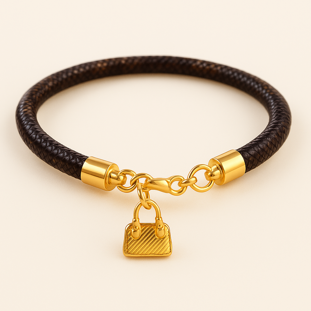 LULU Golden Bag Bracelet