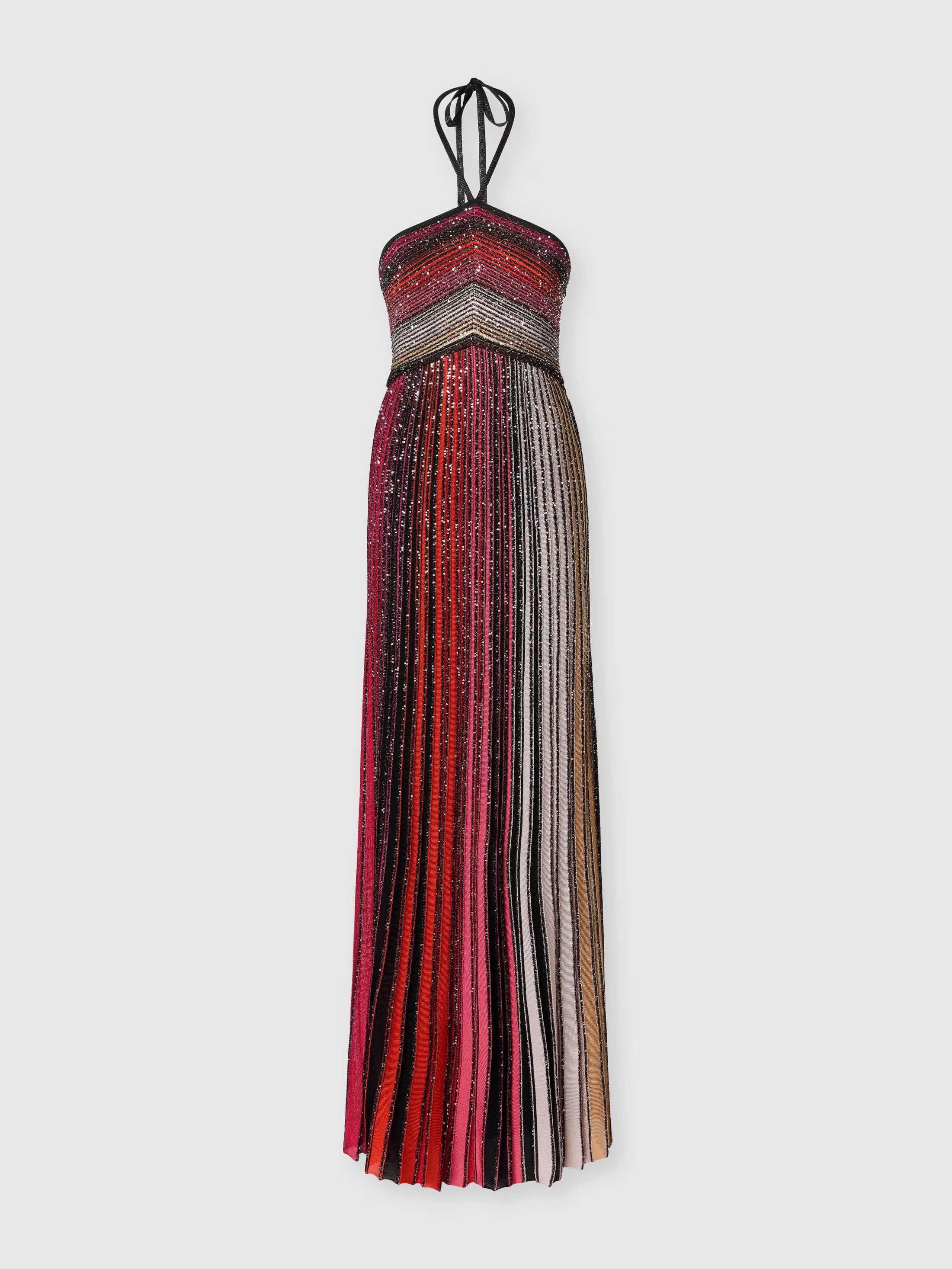 Liana Metallic Stripe Dress
