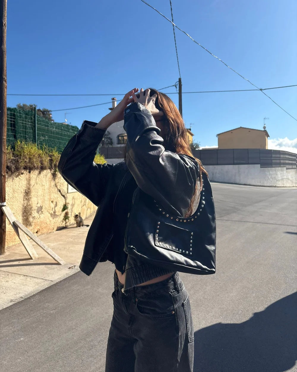 Midnight Stud Bag