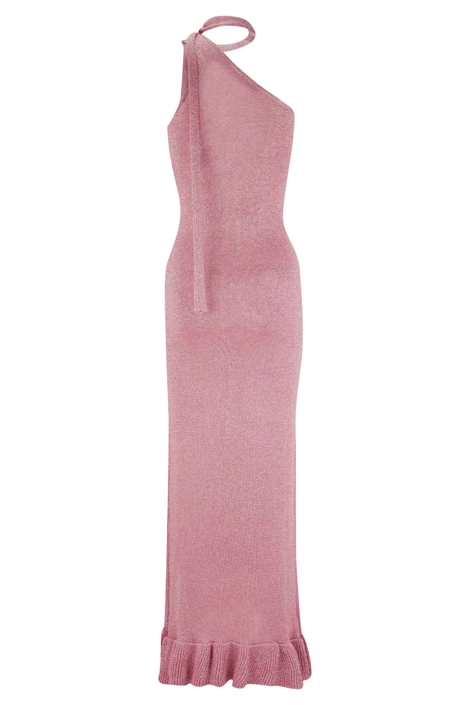 Saralyn Shimmer Floral Knit Maxi Dress